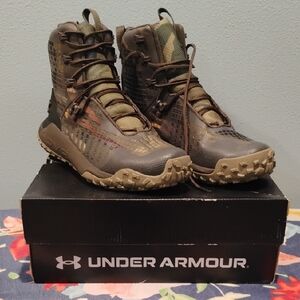 Under Armour Brown and Olive Tactical Hiking Boots